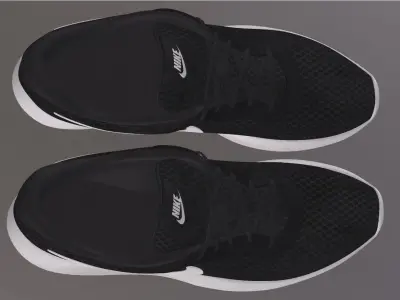 NIKE TANJUN SHOES PBR Low-poly 3D model
