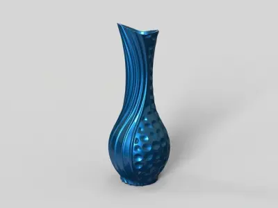 RIBBED VASE 3D model