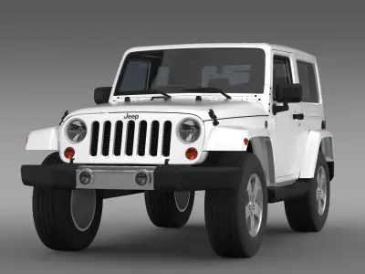 Jeep Wrangler 2011 3D model