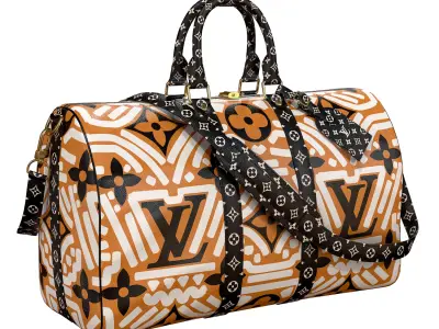 Louis Vuitton Bag Keepall Bandouliere 45 Crafty Caramel Low-poly 3D model