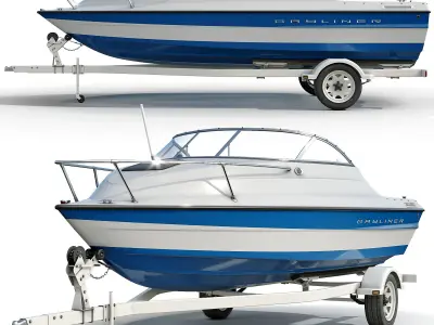Boat Bayliner 3D model
