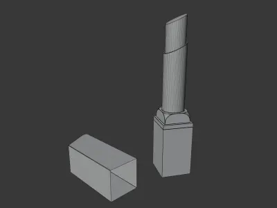 Luxe Lipstick 3D Model     Bold Design      Flawless Detail 3D model