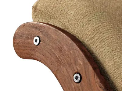 Fashionable moon rocking chair  3D model