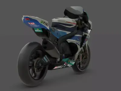 Suzuki GSX-R1000  Racing Legend 3D Model Low-poly 3D model