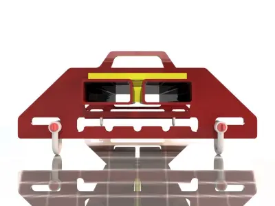 2500 Kg forklift attachment 3D model