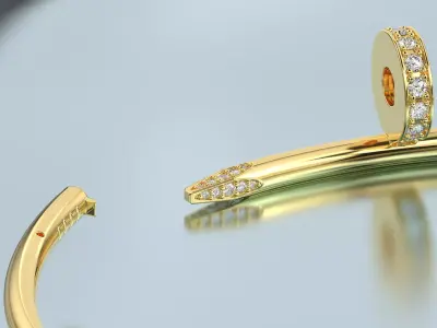 Bracelet Juste un Clou New Lock 3D print model