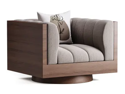 Swivel Chair Davide 3D model