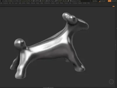 Modern Abstract Decorative sculpture 3d print model 46 3D print model