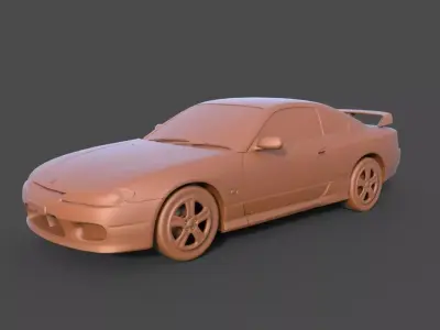 Nissan Silvia S15 3D print model