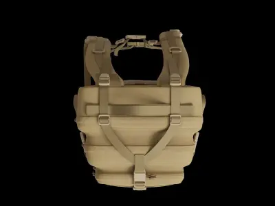 50l Size Army Backpack 3D model