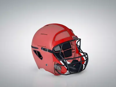 A Football Helmet  3D model