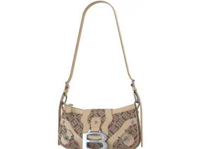 Balenciaga Essex Small Shoulder Bag Low-poly 3D model