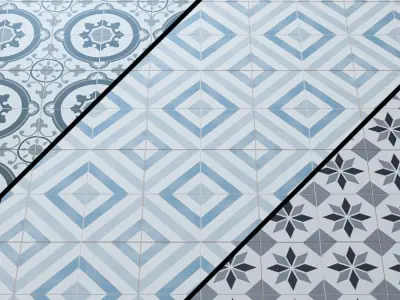 Porcelain tile EVASION AZUL 3D model