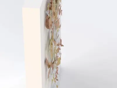 Leaf Wall Sculpture 3D model