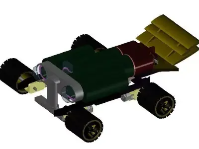 Vacuum Cleaner Toy Car 3D print model