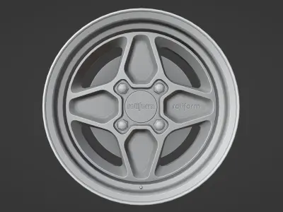 GTB - Wheels - Game Ready Low-poly 3D model