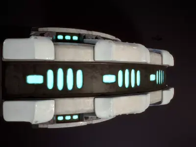 building 10 Low-poly 3D model