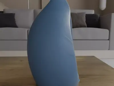 Modern Teardrop Nativity Scene 3D Printable STL Model 3D print model