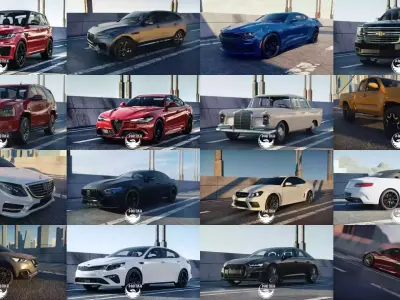 The Ultimate  80 Automotive 3D Model Mega 3D Model Pack
