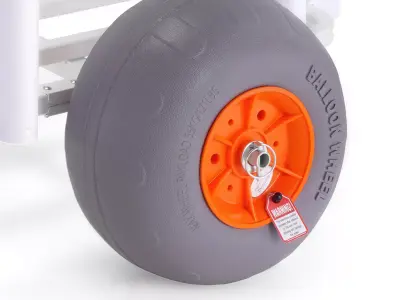 Fishing Cart Trolley Vehicle Low-poly 3D model