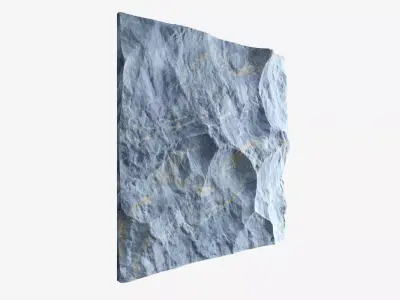 486-RockPanel piece of rock 3D model