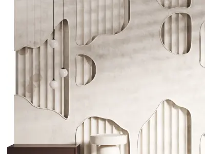 Decorative Wall panel  65 3D model