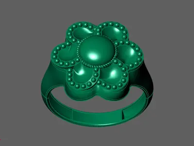 Plain Ring Women Ready STL 3DM Models Womens Rings 3D models 3D print model 22