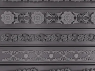 Trim Ornament 128 3D model