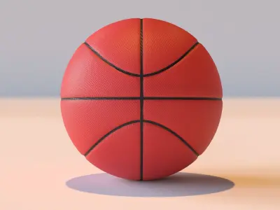 basketball Free low-poly 3D model