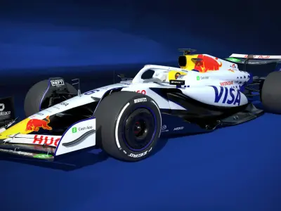 F1 VCARB-02 2025 Low-poly 3D model