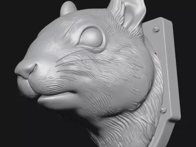 squirrel 3D print model