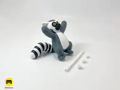 Climbing Lemur Toy 3D print model
