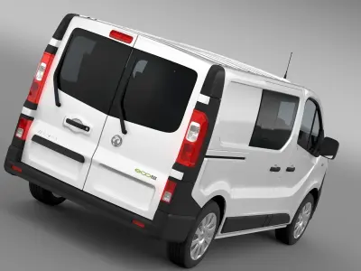 Vauxhall Vivaro MultiVan EcoFlex 2017 3D model