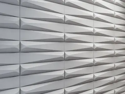 Soft decorative panel 3D model