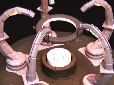 DUNGEON CANDLE HOLDER 3D print model