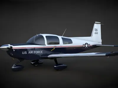 Grumman Cheetah Air Force 3D model
