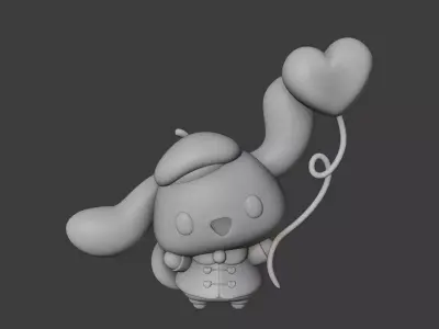 Sanrio cinnamoroll 15 3D print model