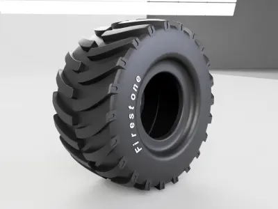 tyre monster truck car wheel 3D model