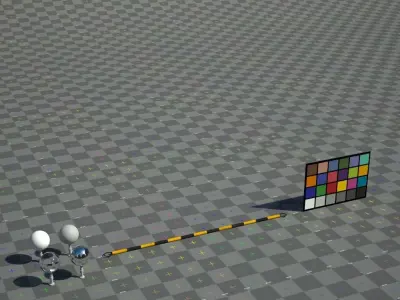 Barrier Bar Low-poly 3D model