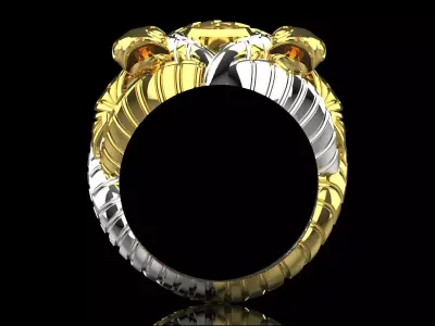 A Symphony of Color and Form with a Stunning Snakes jr00232 3D print model