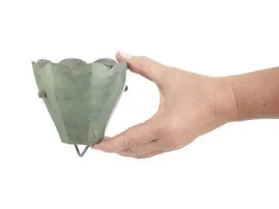 Blue Verde Copper Alldredge Rain Chain 3D model