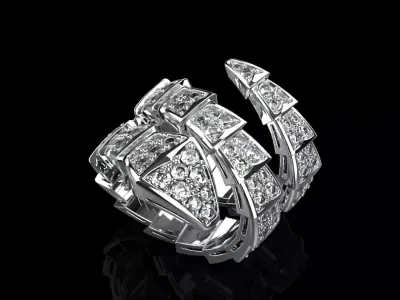 Snake Ring 75041 3D print model