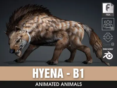 Hyena-B1 3D model