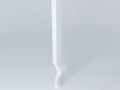 Table leg model Free 3D model