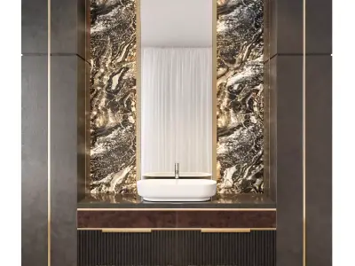 Luxury Bathroom 10 3D model