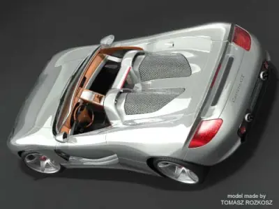 Porsche Carrera GT 2006 3D model