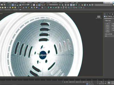 Rotiform wheel 3D model purchase