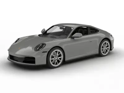 Porsche 911 Carrera 4S 2025 3d model 3D model