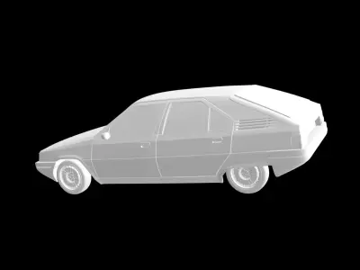 Citroen BX 3D print model