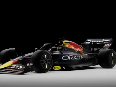 Red Bull Formula 1 RB18 Low-poly 3D model